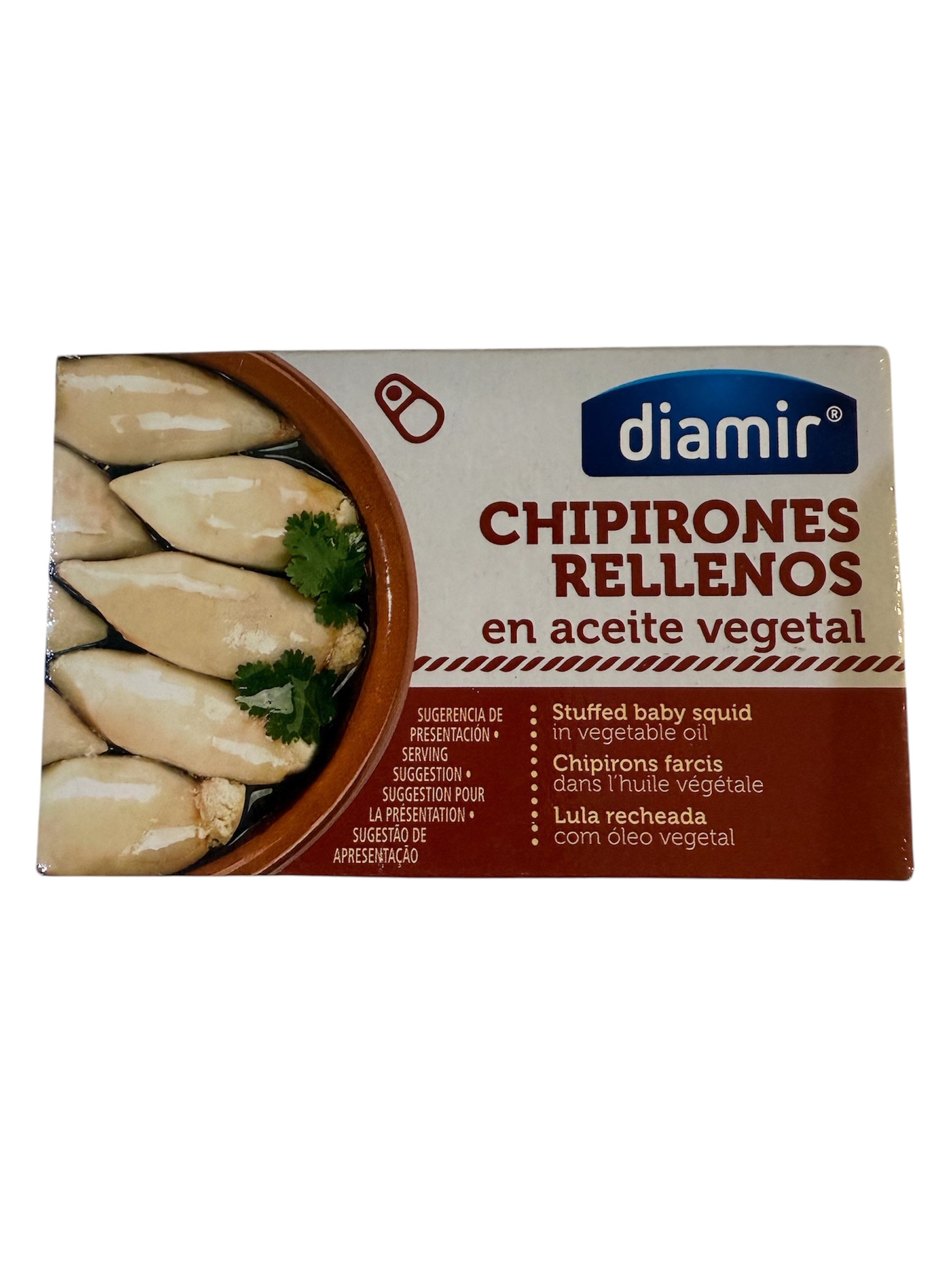 Diamir Chipirones Rellenos - Stuffed Baby Squid in Vegetable Oil