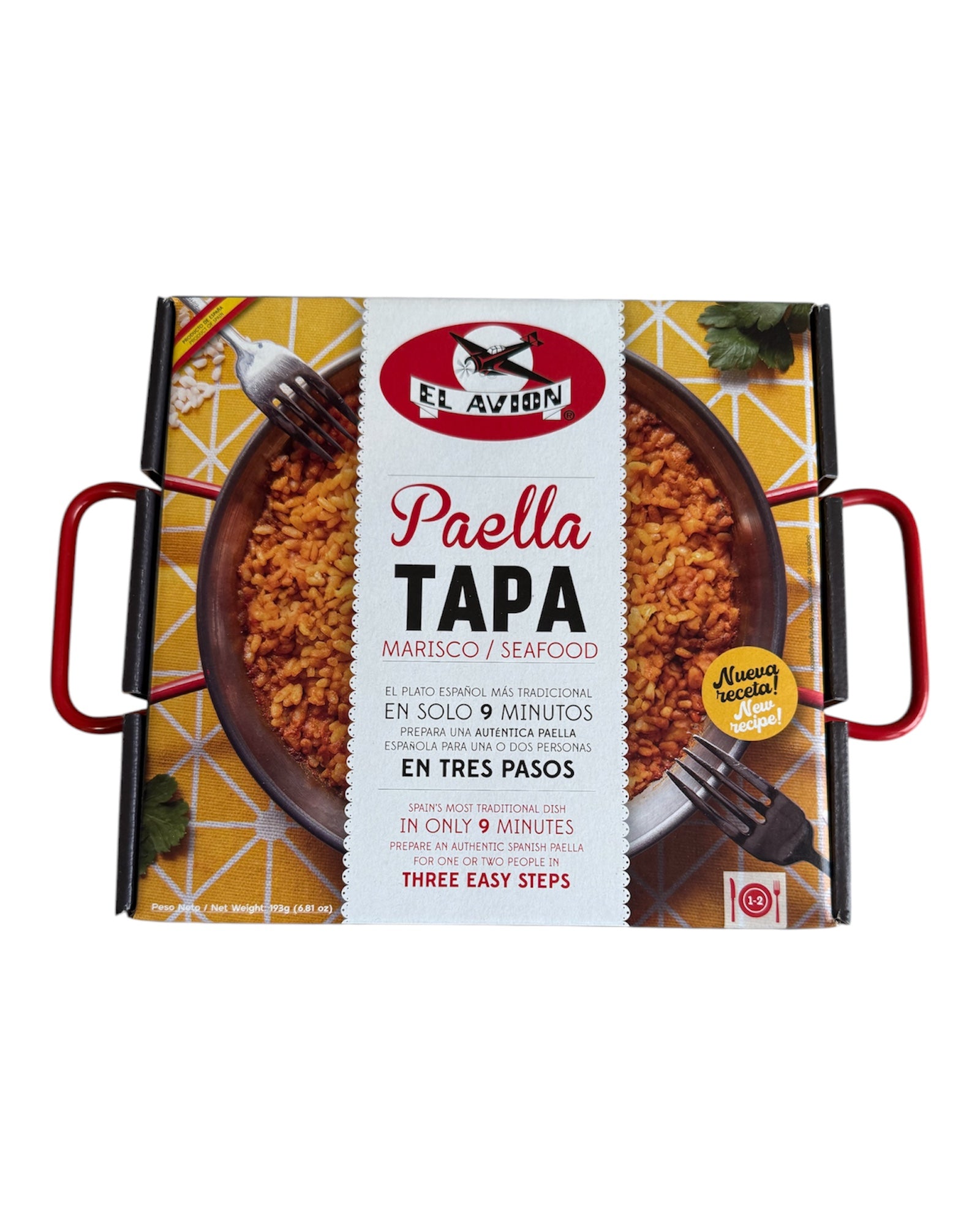 El Avion Seafood Paella Tapa Kit