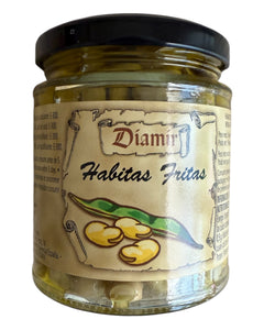 Diamir Habita Fritas, Baby Broad Beans Fried - Net Weight 200g Drained Weight 150g
