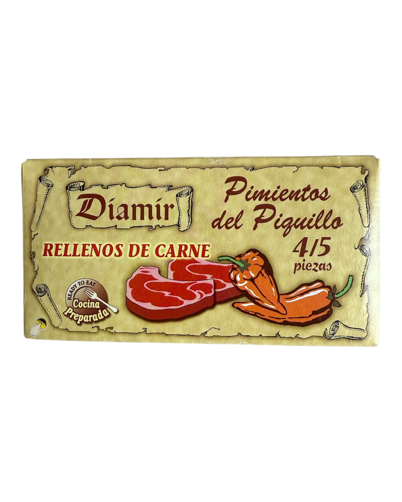 Diamir Roasted Piquillo Peppers Stuffed with Meat - 220g