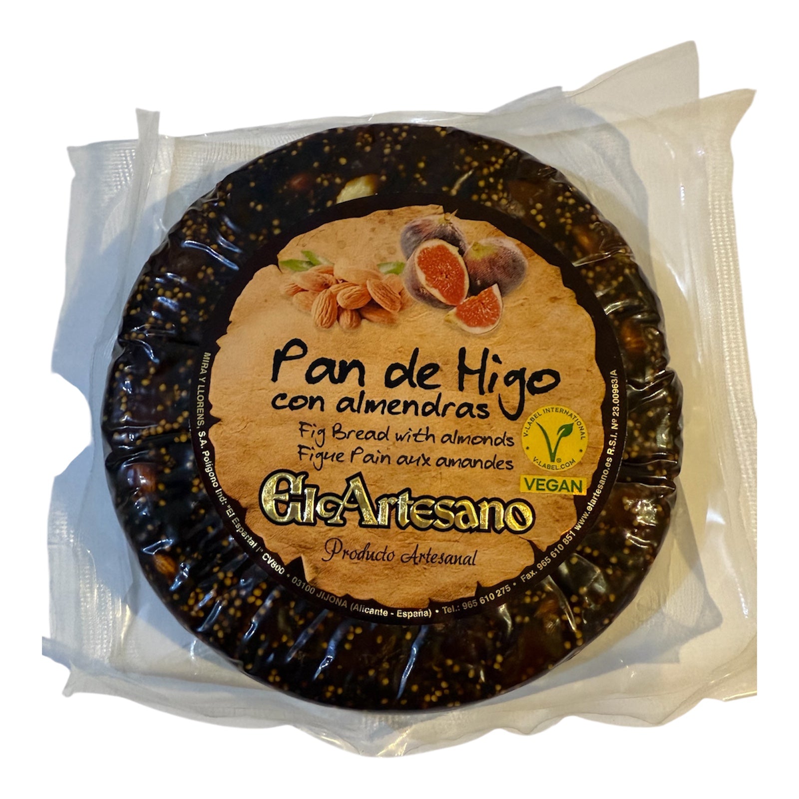 El Artesano Fig and Almond Cake - 200g