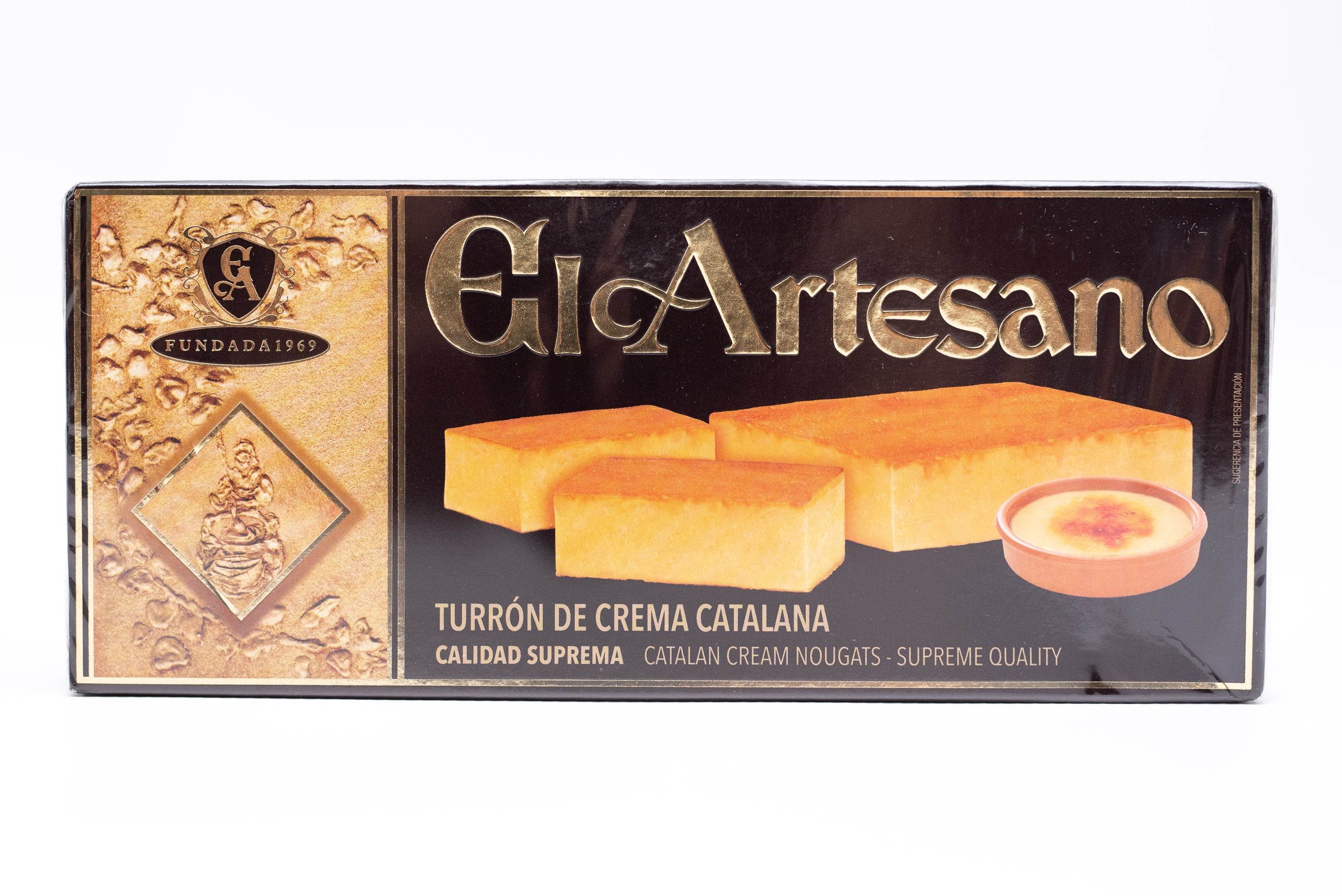 El Artesano Turron de Crema Catalana - 200g