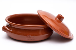Terracotta Cazuela with Lid - 17cm